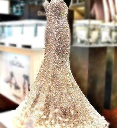 prom dress, beautiful and diamante