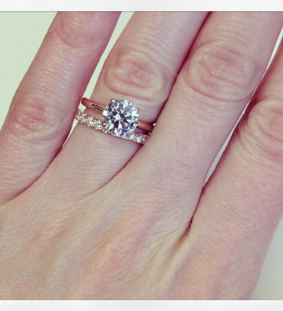 rose gold, engagement ring and solitaire