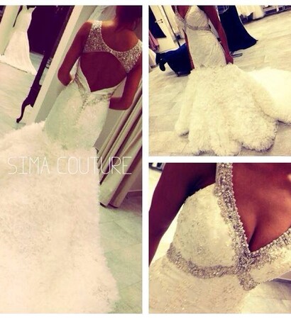 bride, dress and sima couture