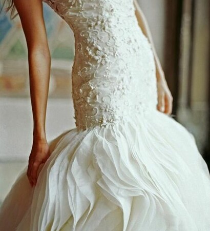 myday, do's and mermaid gown