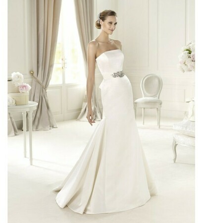 sexy, wedding dress and strapless