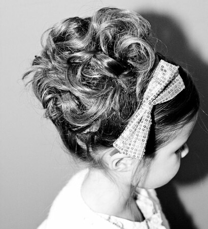 updo, girls hair and flower girl