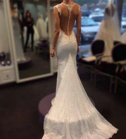 details, dress and bride