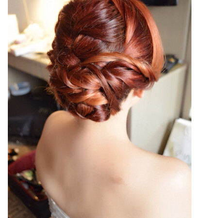 bride hairdo, gorgeous and bun