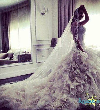 عروسة, bride and gown