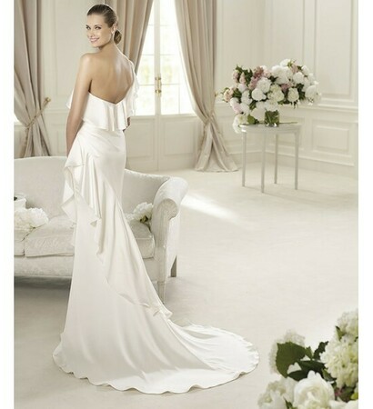wedding dress, satin and bridal