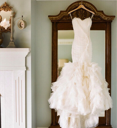 trumpet, dress and blush