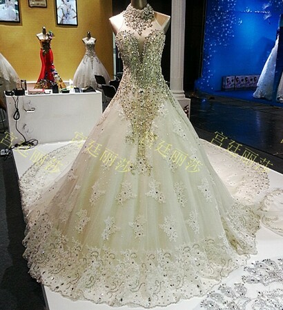 dress, wedding dress and bride