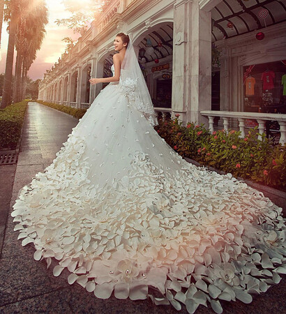 wedding dress, beautiful and women's clothes