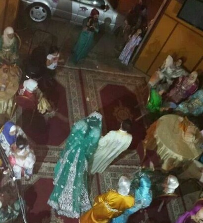 groom, bride and morocco