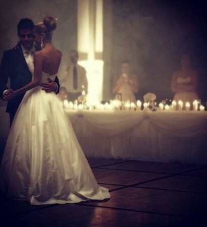 wife, beauty and candles