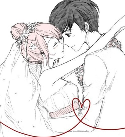 anime couple, anime guy and anime boy