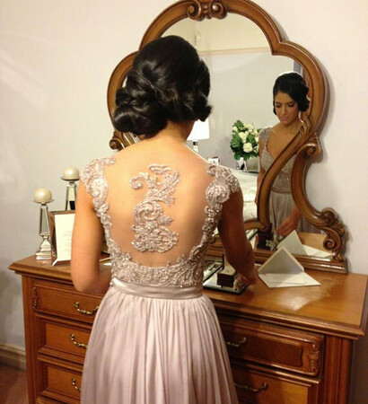 lace prom dress, formal dress and lace wedding dress