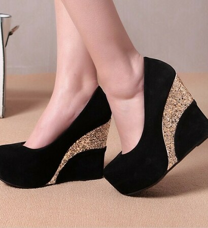 heels, black and pumps