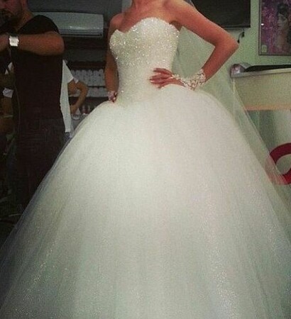princess, diamonds and weddingdress