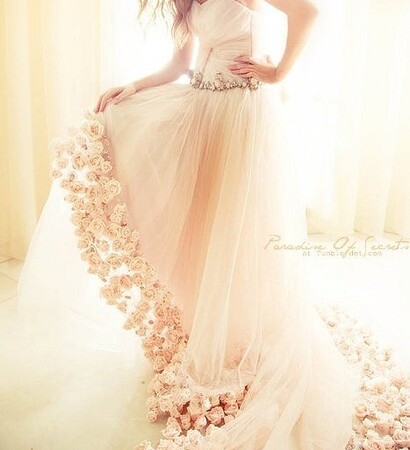 women, wedding dress and cute