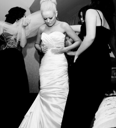 blonde, dress and dresses