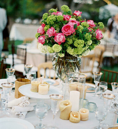 flowers, dining and candle