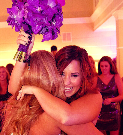 demi lovato and tiffany's wedding