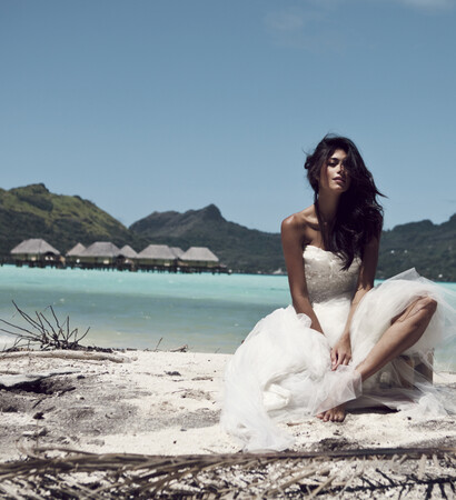 tahiti, sea and girl