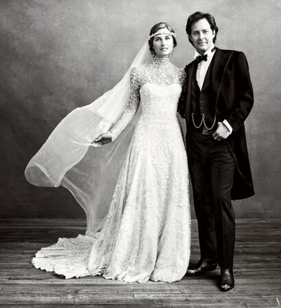 vintage, bride and lauren bush
