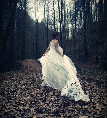 forest, sad and love