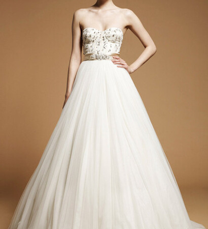 fashion, gown and bride