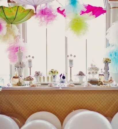 flowers, umbrellas and white