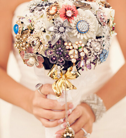 brooch, bouquet and vintage