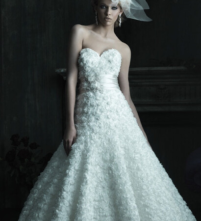 white, pretty and wedding dress