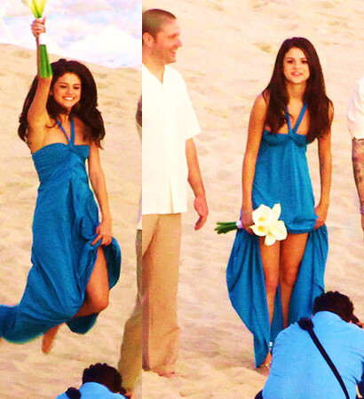 selena gomez, cute and beach