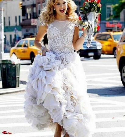 pretty, bride and gown