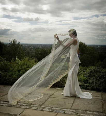bride, silk and dress