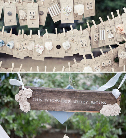 vintage, love and banners