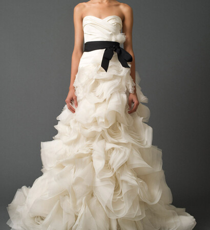 wedding dress, luxury and Vera Wang