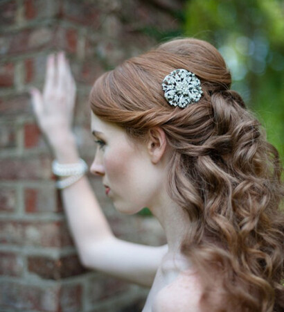 bride, girl and hairstyle