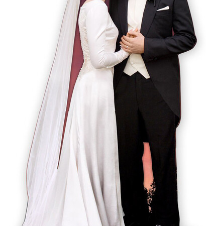 groom, bride and edward and bella