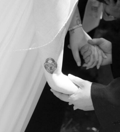 wedding dress, cute and Tattoos