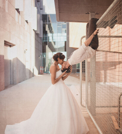 tan, wedding dress and love