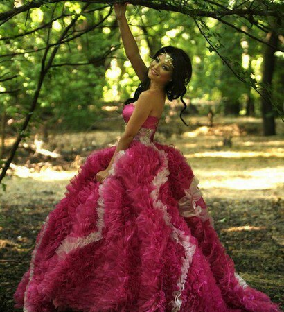 tree, garden and pink