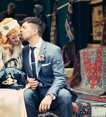 viviane westwood, vintage and bride