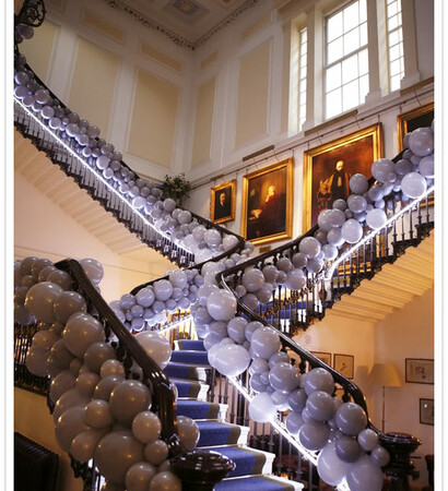 house, balloons and decoration