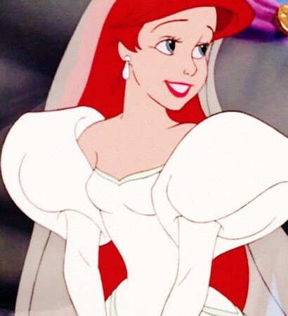 the little mermaid, red hair and beautiful