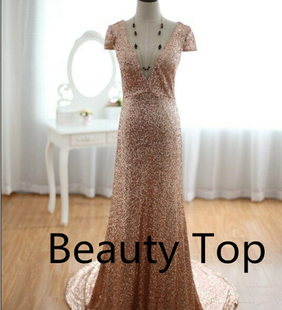 evening dress, prom dress and v-shaped