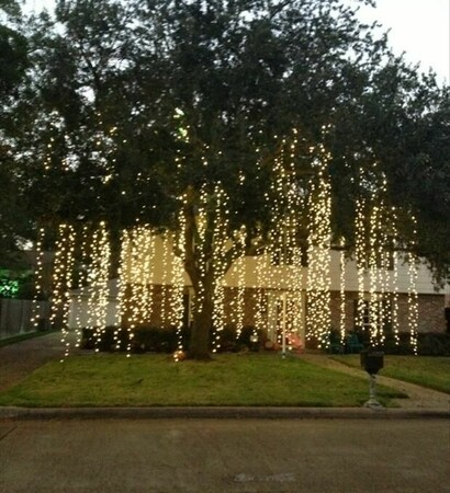 pretty, lights and raining lights