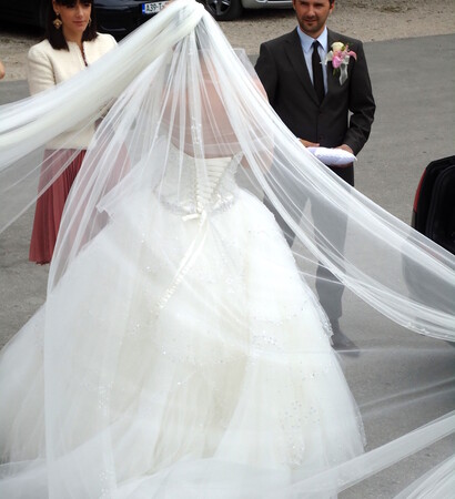 wedding dress, bride and beautiful