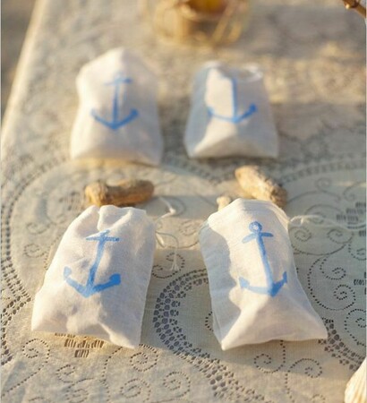 nautical favors, favor bags and personalized favors