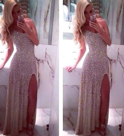 blondy, dress and classy