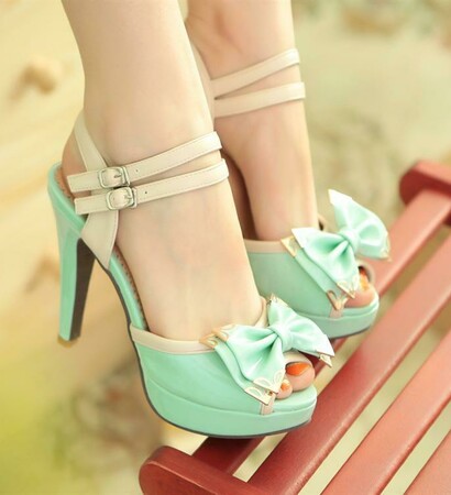 high heels, bridal and crystal