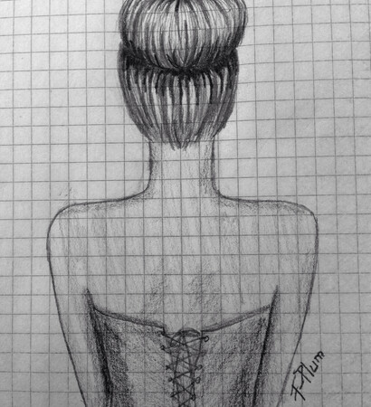 hair, hairstyle and drawing